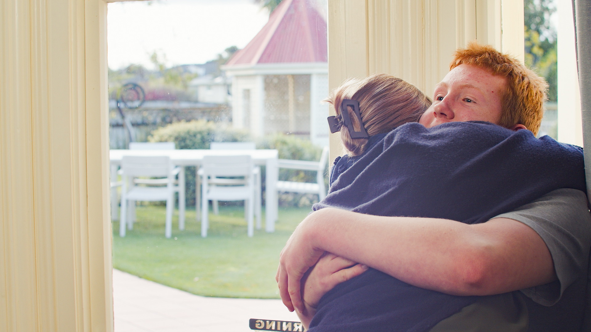 Cameron and his mum